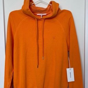 FRAME orange sweatshirt small NWT